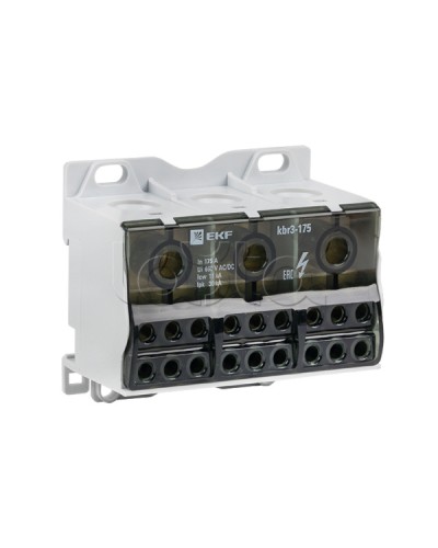 Блок распределительный КБР тройной 175A EKF PROxima (kbr3-175) в Октябрьском Боксы для автоматов Pintop.ru