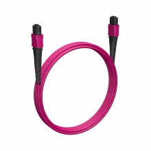 Кабельная сборка MPO(F) -MPO(F)-8 волокон 50/125 OM4, 1 m Cabeus (FOP-50-OM4-8-MPO(F)-8-MPO(F)-B-1m)