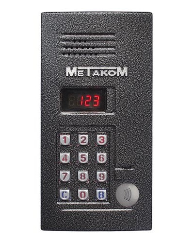 Блок вызова домофона Метаком MK2012-MFE в Октябрьском Блоки вызова многоабонентные Pintop.ru