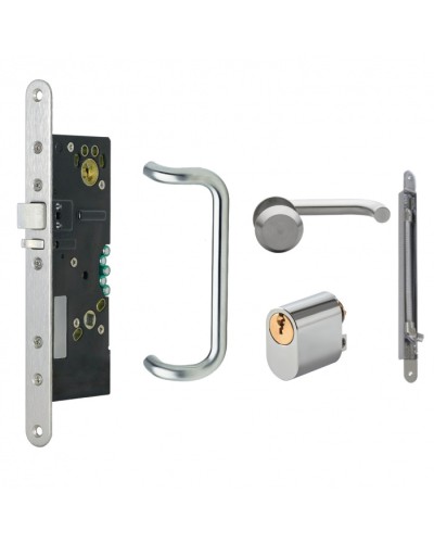 Готовый комплект для установки замка RusGuard Моторный замок RG-Lock 595 (KIT) (Комплект) в Октябрьском Защелки Pintop.ru