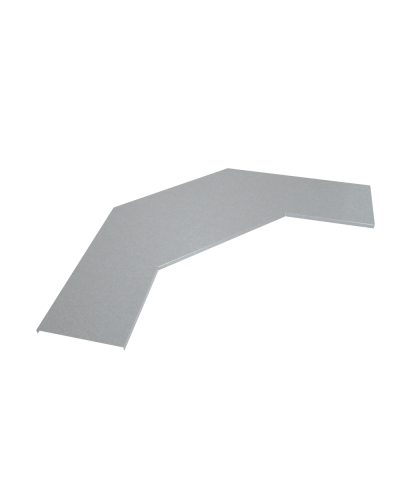 Крышка лестничного горизонтального угла 90 гр. 100 мм HD85 КМ-профиль (KLGL90-100 HD85) в Октябрьском Аксессуары для лотков Pintop.ru