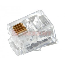 Джек телефонный 6P4C (100шт/уп) REXANT 05-1012