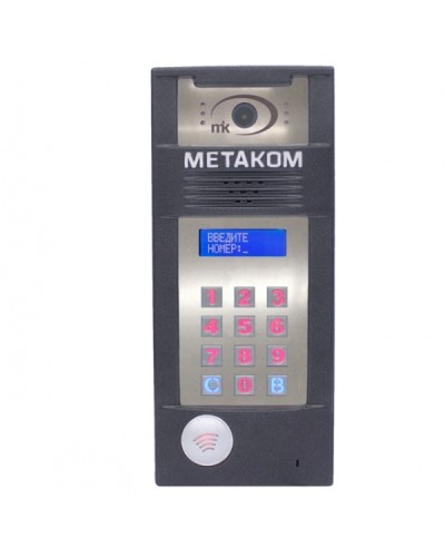 Многоабонентый антивандальный блок вызова со встроенной видеокамерой Метаком MК2018-TMRFGV в Октябрьском Блоки вызова многоабонентные Pintop.ru