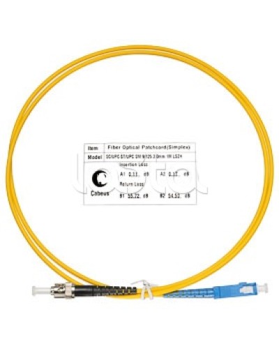 Патч-корд волоконно-оптический SM 9/125 simplex SC-ST LSZH (1 м) Cabeus FOP(s)-9-SC-ST-1m в Октябрьском Патч-корды оптические Pintop.ru