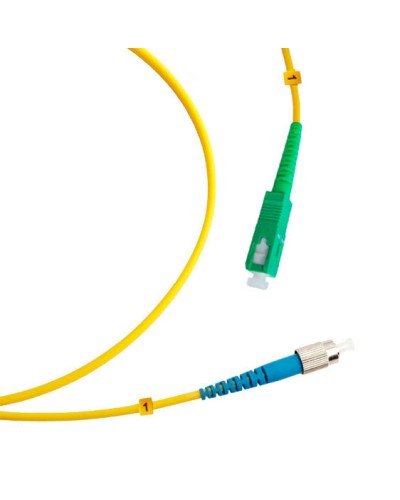 Шнур оптический simplex SC/APC-FC/UPC 9/125 sm 15м LSZH Cabeus FOP(s)-9-SC/APC-FC/UPC-15m в Октябрьском Патч-корды оптические Pintop.ru