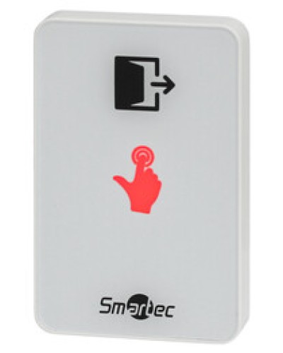 Сенсорная кнопка выхода накладная Smartec ST-EX410L-WT в Октябрьском Кнопки выхода Pintop.ru