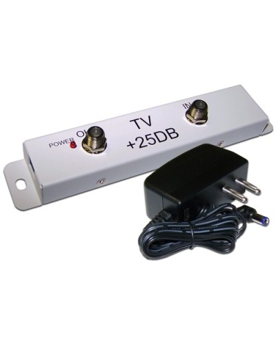 Усилитель TV-сигнала, 25 dB LANMASTER LAN-HCS-TVSA25 в Октябрьском Системы видеонаблюдения Pintop.ru