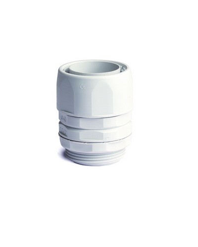 Переходник армированная труба-коробка D12 DKC 55112 в Октябрьском Повороты, муфты, тройники Pintop.ru