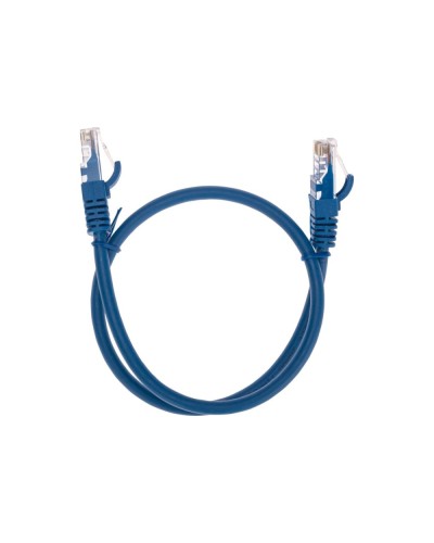 Патч-корд U/UTP, CAT 6, RJ45-RJ45, 26AWG, LSZH, синий, 0,5м REXANT 02-0294-05 в Октябрьском Патчкорды (медные) Pintop.ru