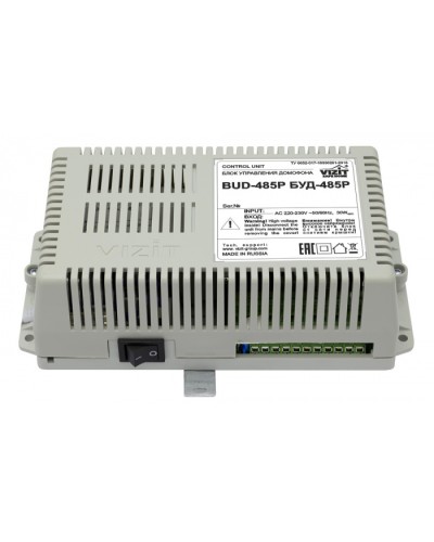 Блок управления домофона Vizit БУД-485Р в Октябрьском Блоки управления многоабонентные Pintop.ru