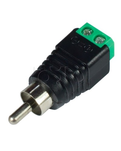 Разъем штекер RCA с клеммной колодкой (блистер) (50шт/уп) REXANT 14-0413 в Октябрьском Коннекторы Pintop.ru