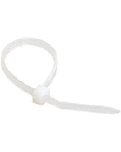 Хомут с площадкой ХП1 3,0x200, белый, 100шт\упак, IEK UHH61-3-200-100 в Октябрьском Стяжки-хомуты Pintop.ru