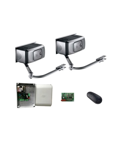 Комплект автоматики для двухстворчатых распашных ворот Came F1000 KIT на основе привода F1000 (блок управления ZF1N, радиоуправление) в Октябрьском Автоматизация ворот Pintop.ru