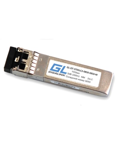 SFP+ модуль Gigalink GL-OT-ST05LC2-0850-0850-M в Октябрьском Модули SFP/XFP/GBIC Pintop.ru
