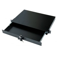 Полка под клавиатуру, выдвижная 1U TLK TLK-KB1-BK