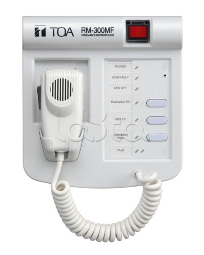 Панель микрофонная пожарная для серии VM-3000 в Октябрьском Системы оповещения и трансляции TOA Pintop.ru
