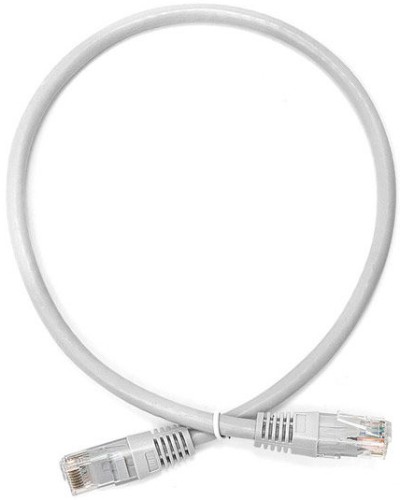 Патч-корд RJ45 TWT FTP кат.5e, с заливными колпачками, 1.0 м, серый TWT TWT-45-45-1.0/S-GY в Октябрьском Патчкорды (медные) Pintop.ru