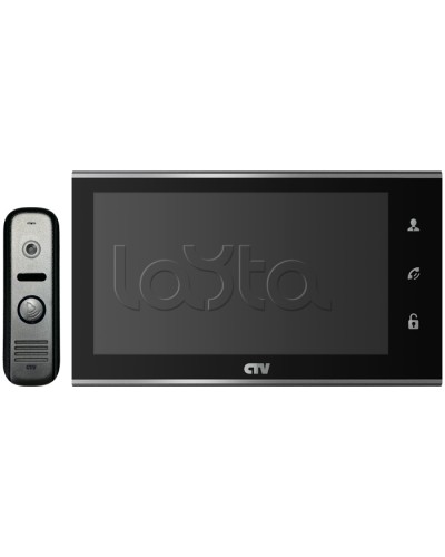 Комплект цветного видеодомофона CTV-DP2702MD B в Октябрьском Комплекты домофонов Pintop.ru