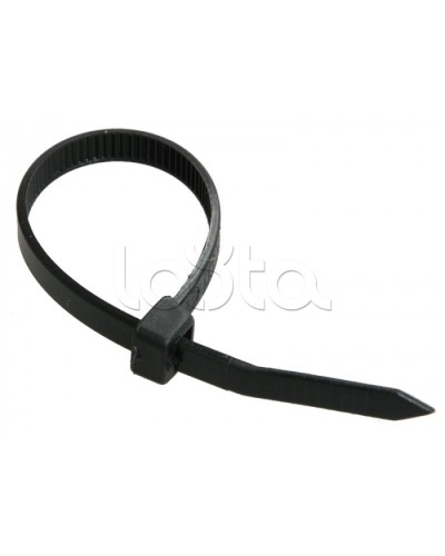 Хомут кабельный нейлон черный 4,8х200 мм IEK (UHH32-D048-200-100) в Октябрьском Стяжки-хомуты Pintop.ru