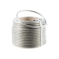 Трос стальной в ПВХ изоляции d=10.0 мм, катушка 50 метров REXANT (09-5300)