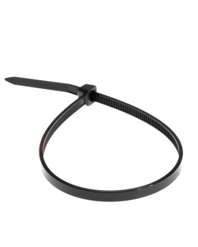 Хомут-стяжка нейлоновый 3х200 мм чёрный (100шт/уп) REXANT 07-0201-4 в Октябрьском Стяжки-хомуты Pintop.ru