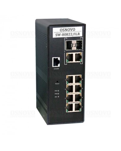 PoE коммутатор уличный промышленный OSNOVO SW-80822/ILR в Октябрьском Коммутаторы Pintop.ru