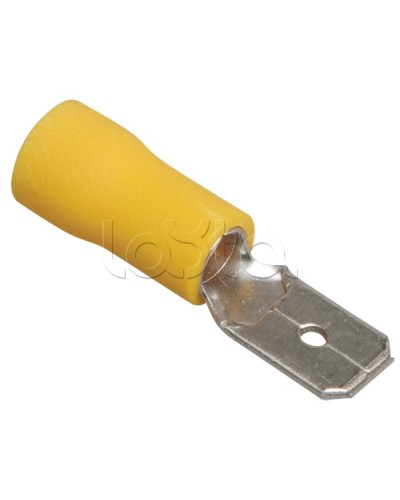 Клемма плоская изолированная 4-6 мм² (КПИ штекер - 6.3мм) (100шт/уп) REXANT 08-0351 в Октябрьском Клеммные колодки Pintop.ru