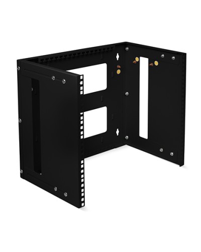 Кронштейн настенный 19 9U, цвет черный Cabeus NC-9U-BK в Октябрьском Аксессуары для стоек и шкафов Pintop.ru