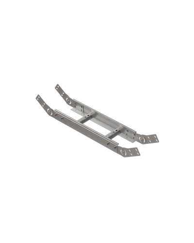 Вертикальный шарнирный угол 80х300х2,0 мм HD85 N КМ-профиль (LSHL80-300-2.0 HD85 N) в Октябрьском Аксессуары для лотков Pintop.ru